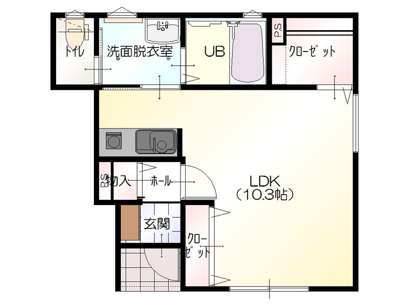 Ｄ－ＢＯＸ上小松の間取り