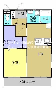 エステート八景水谷の間取り