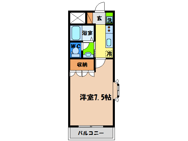 エトワール大開の間取り