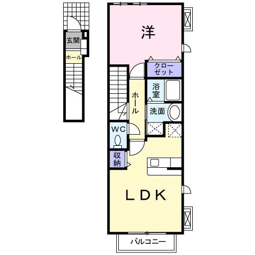 グリーンヒルIIの間取り