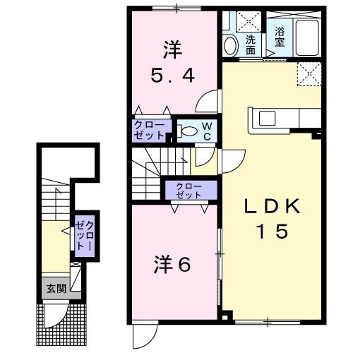 ラウレア　IIの間取り