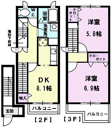 ヴィオラ２１の間取り