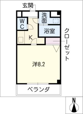 神領ステーションビルの間取り