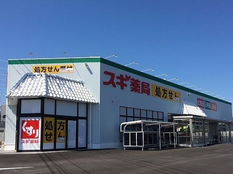 【富山市長江のアパートのドラックストア】