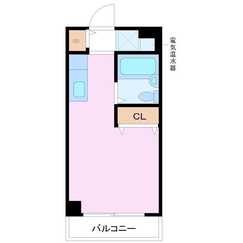 横浜市西区岡野のアパートの間取り