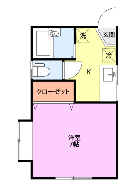 ジュネスIの間取り