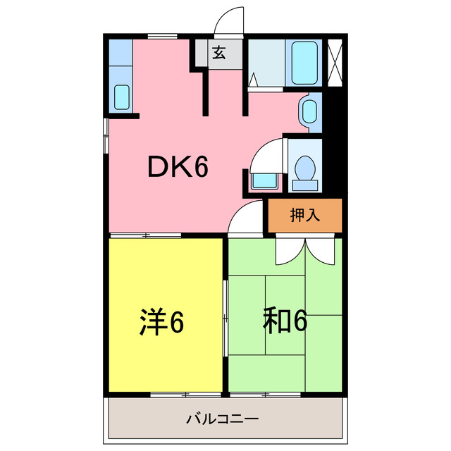 ポラージョCの間取り