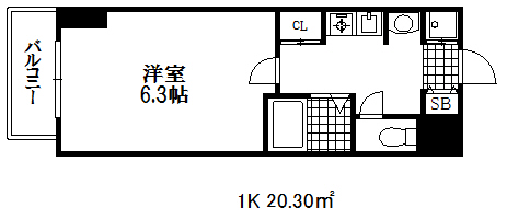 ロイヤルヒル神戸三ノ宮２の間取り