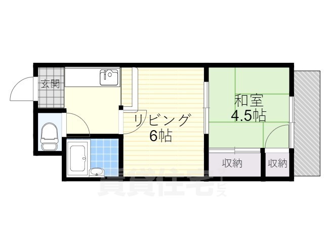 エル牧野の間取り