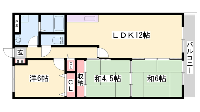 エスペレールIIの間取り