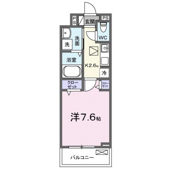 府中町鶴江アパートの間取り