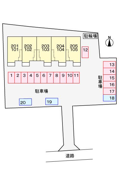 【指宿市十町のアパートのその他】