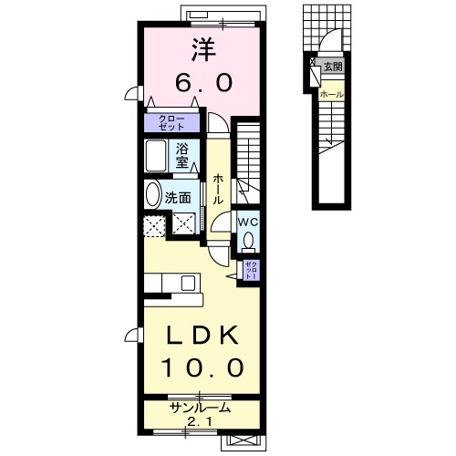 セシルの間取り