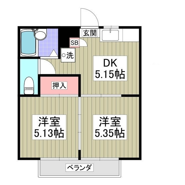 エルベマンションの間取り