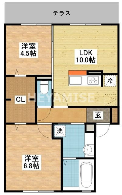 フランボワーズの間取り