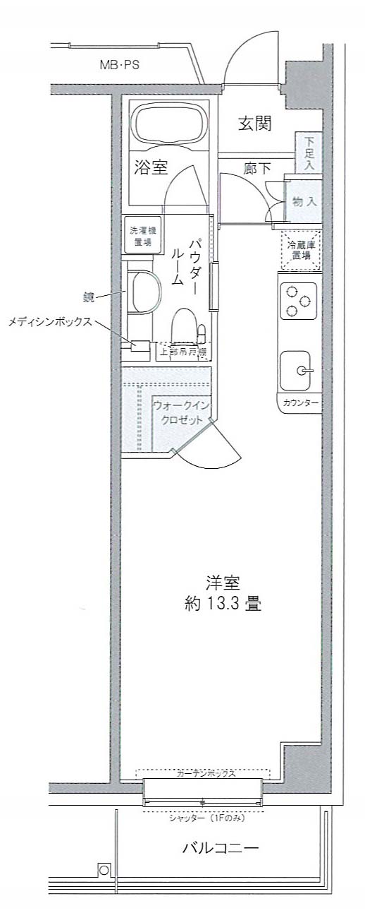 プライムアーバン豊洲の間取り