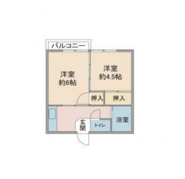 第二コーポ伊藤の間取り