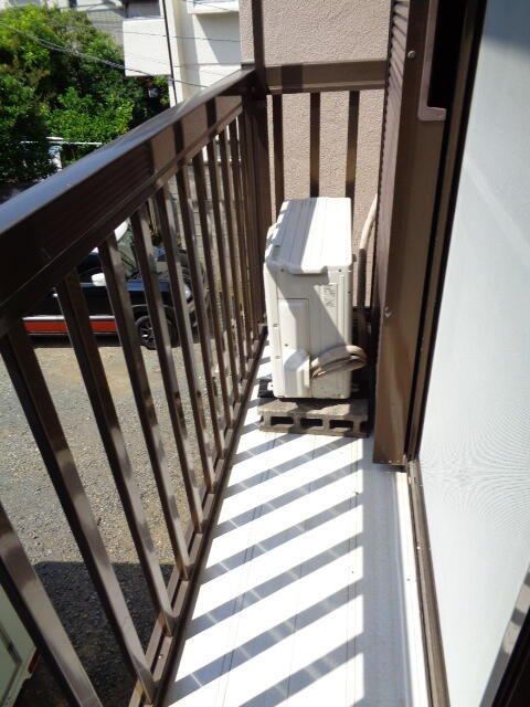 バルコニー　落ち着いた時間を過ごせるバルコニーです
