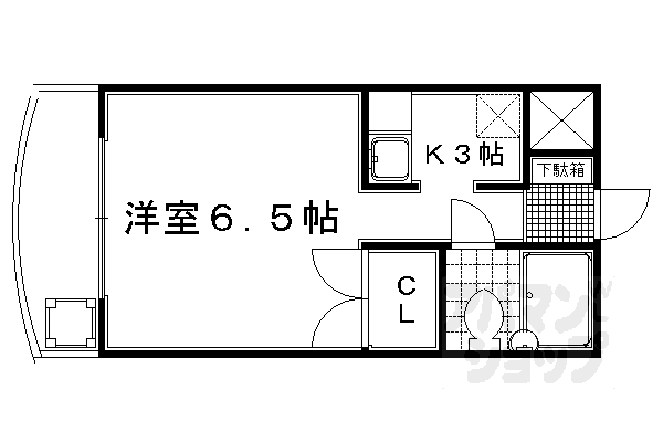 べレビューハウス北白川の間取り写真