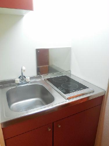 キッチン　2口の電気コンロ♪