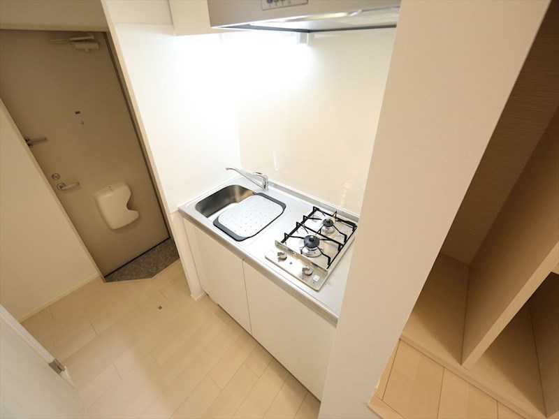 キッチン　システムキッチン（ガス2口コンロ付）