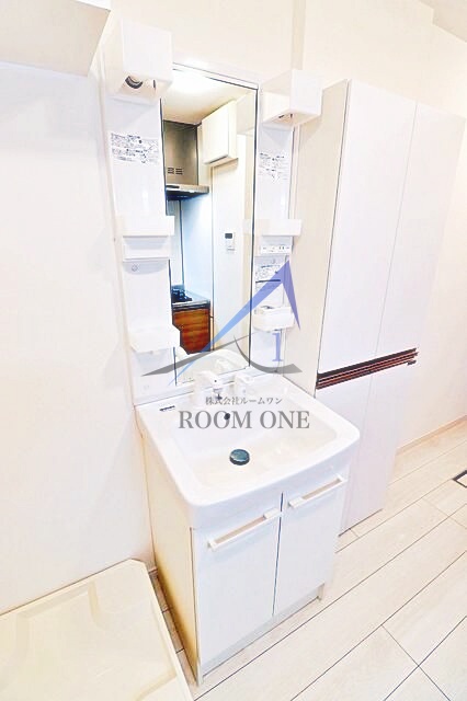 洗面設備　洗面台です。