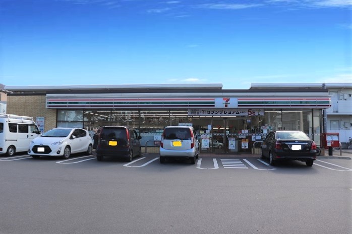 コンビニ　セブンイレブン新検見川店（コンビニ）まで393m