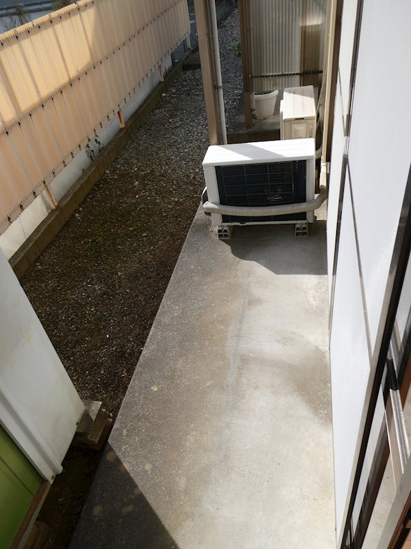 バルコニー　写真は206号室です（参考）