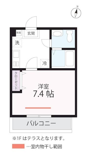 クワイエット クラブ ハウス ジネブラの間取り写真