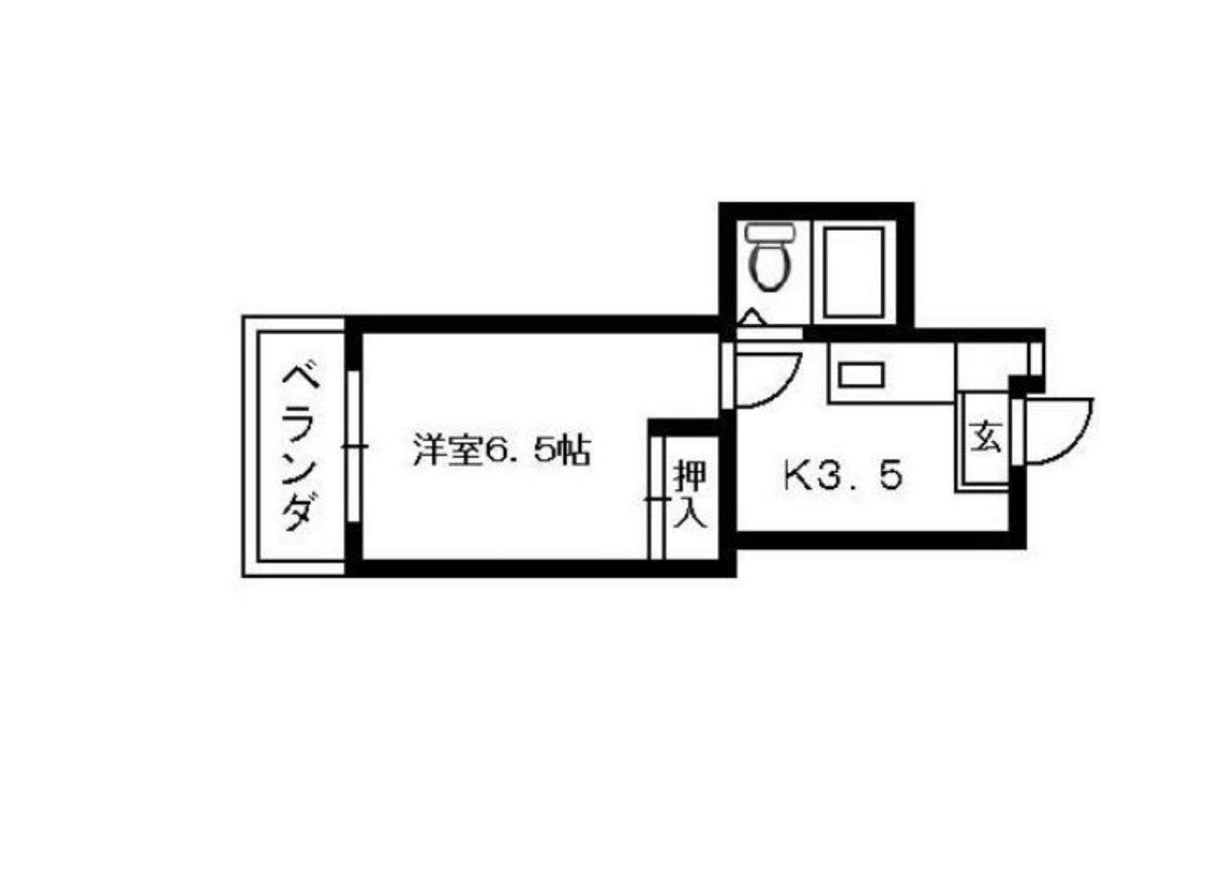ヴィラ姪浜IIIの間取り写真