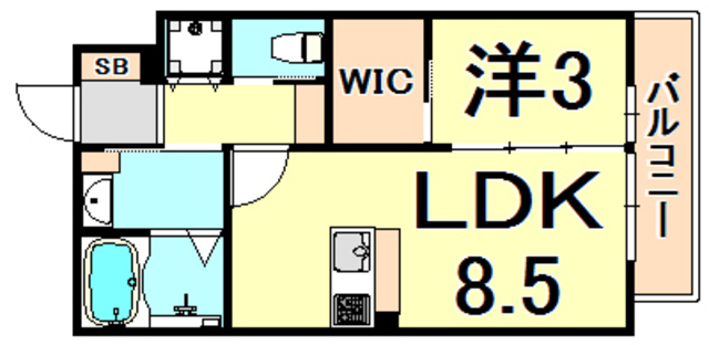 シティフラット塚口本町の間取り写真