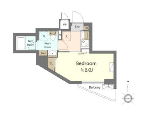 SHOKEN Residence東神奈川の間取り写真