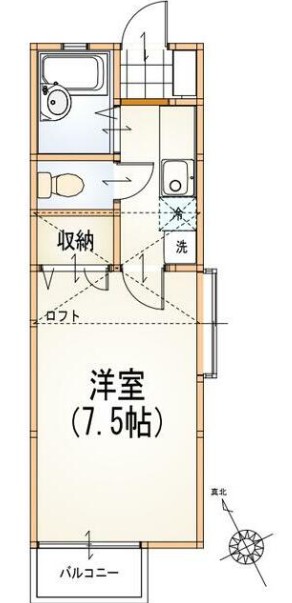 ルーミー千代のの間取り写真