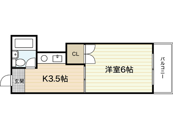 ヴィラ翠町の間取り写真