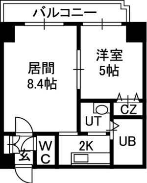 【ｗｉｌｌＤｏ南１２条の間取り】