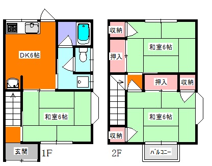 【ハイツ石垣の間取り】