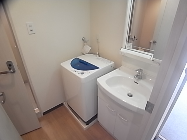 洗面設備　モデルルームです