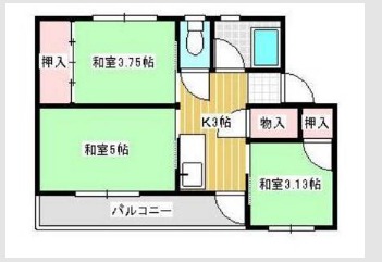 江田島市江田島町鷲部のマンションの間取り