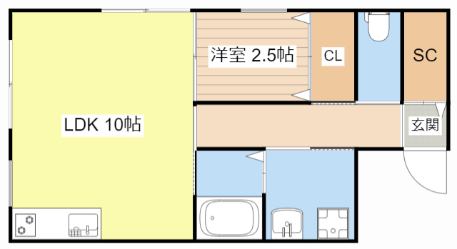 STEADYの間取り