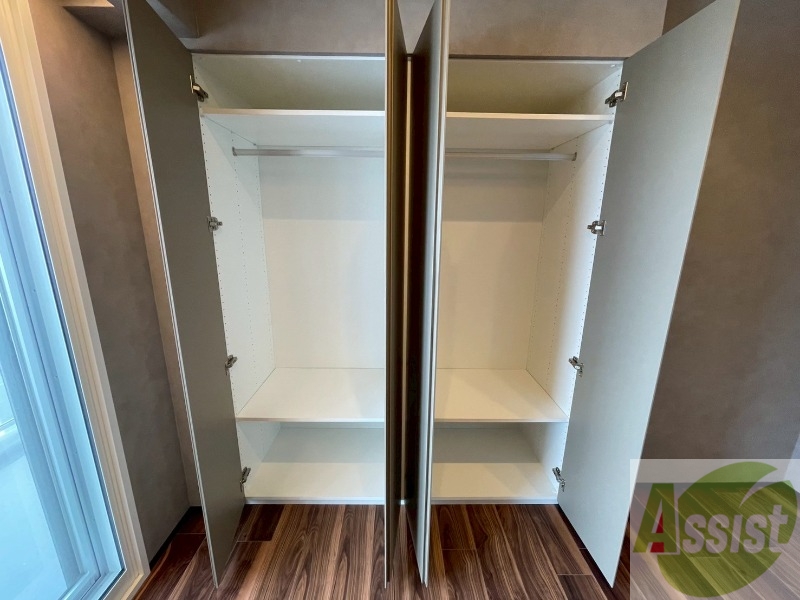 収納　収納もバッチリあるのでお部屋が片付きますよ！