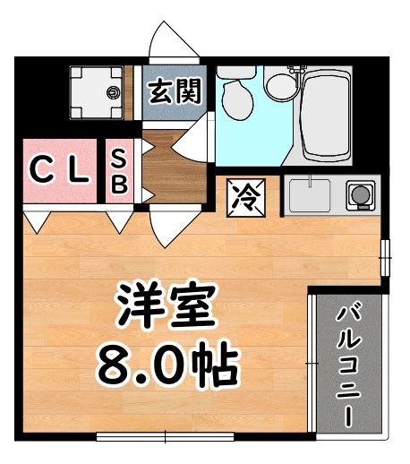 兵庫県神戸市灘区国玉通４（アパート）の賃貸物件の間取り