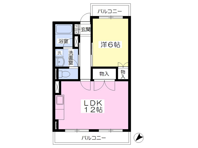 戸ノ上台メイゾンの間取り