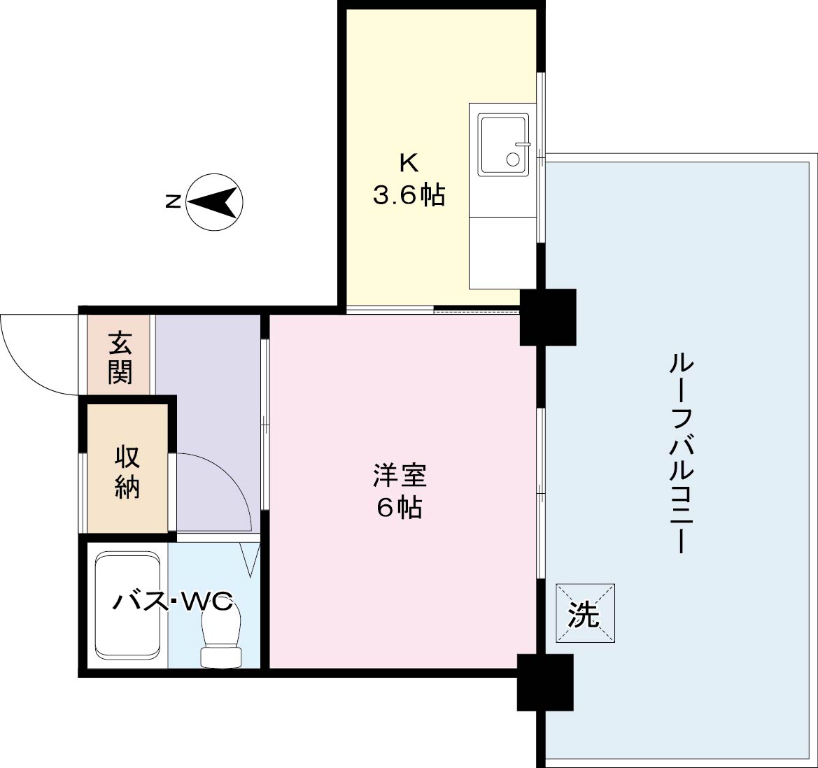 井荻マンションの間取り