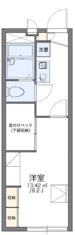 レオパレス秋桜22の間取り