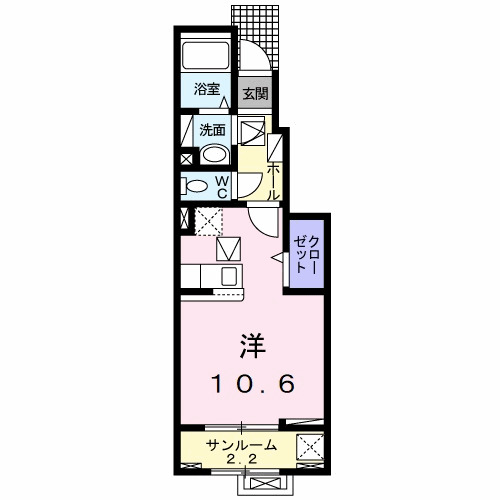 ルミエール　弥栄Iの間取り