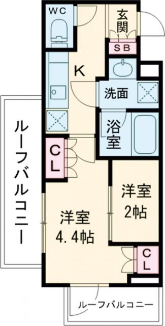 リテラス清澄白河の間取り