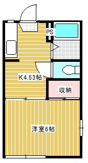 ハイツあおばの間取り