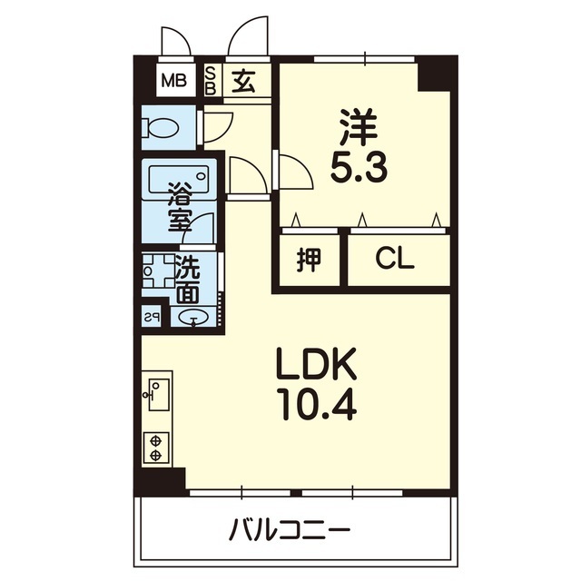 横川ビル杉水の間取り