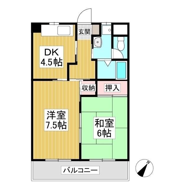 タカプナビレッジの間取り