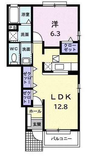 プチベールの間取り